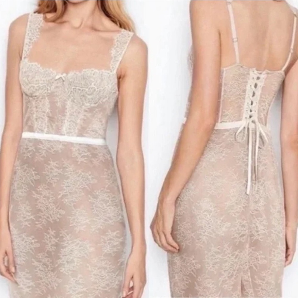 For Love and Lemons like dress by Victoria’s Secret Lace Corset Dress